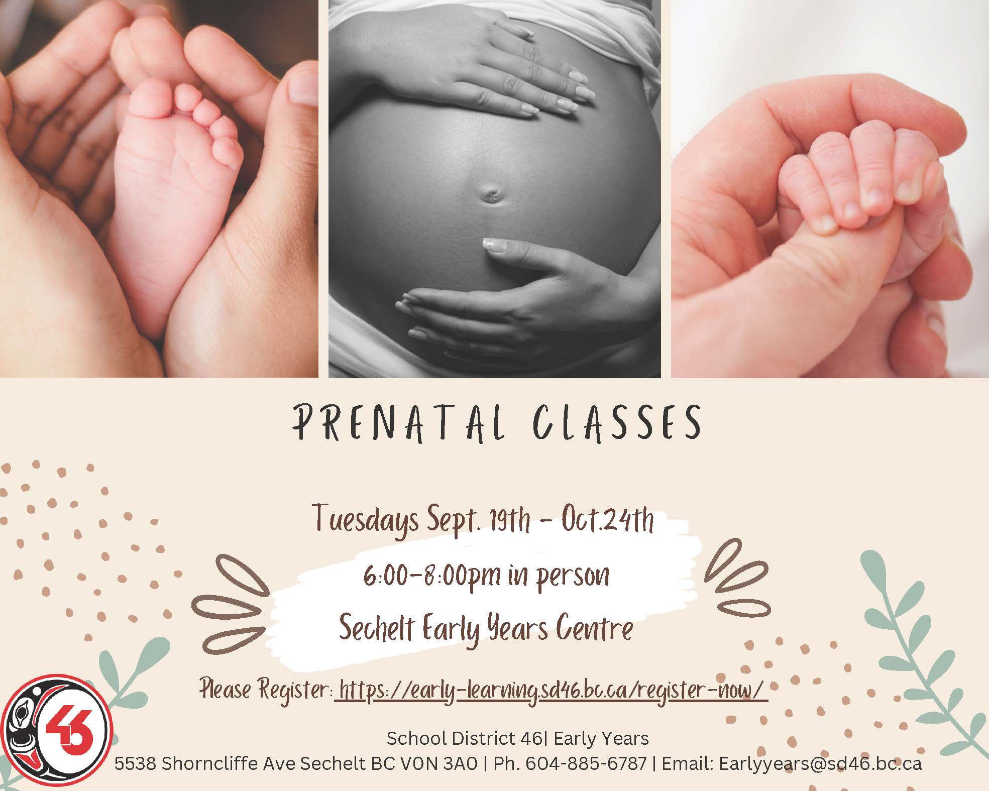 Fall 2023 Parenting/Child Development & Prenatal Classes